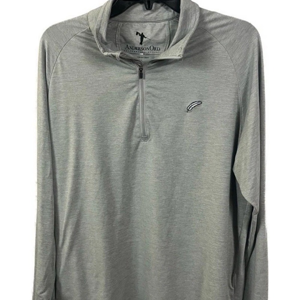 Authentic Anderson Ord Ultra Soft Golf 1/4‎ Zip Performance Zip, Size XL